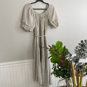 Apiece Apart Cream Maxi Dress